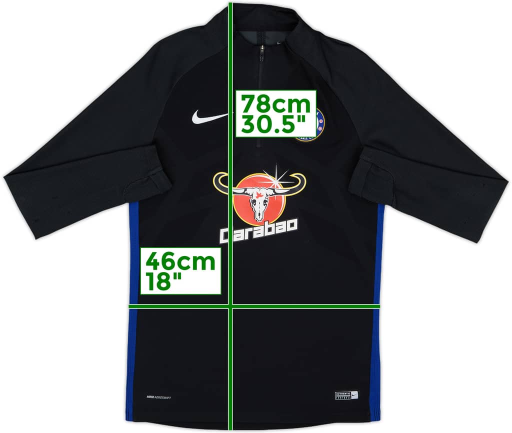 2018-19 Chelsea Nike 1/4 Zip Drill Top - 8/10 - (S)