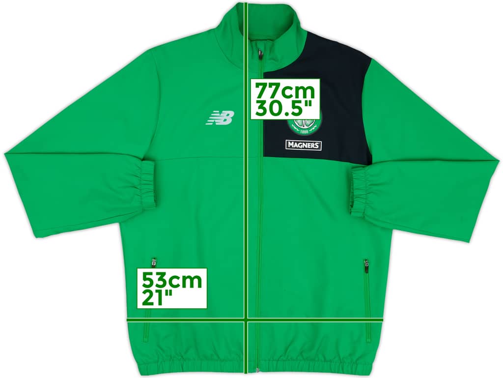 2016-17 Celtic New Balance Track Jacket - 5/10 - (XL)