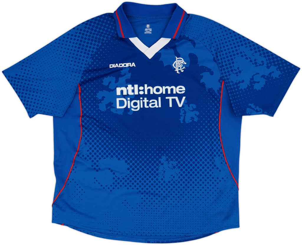 2002-03 Rangers Home Shirt - 7/10 - (XXL)