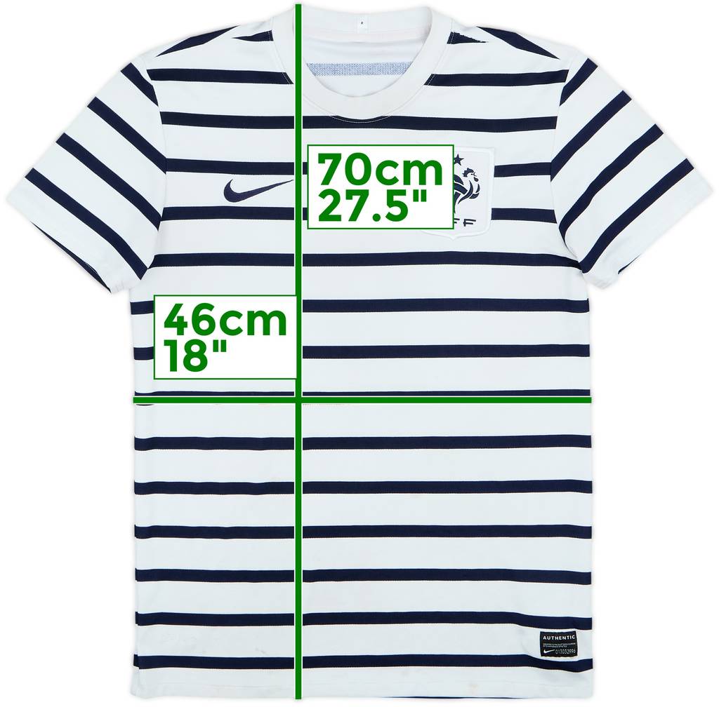 2011-12 France Away Shirt - 5/10 - (M)