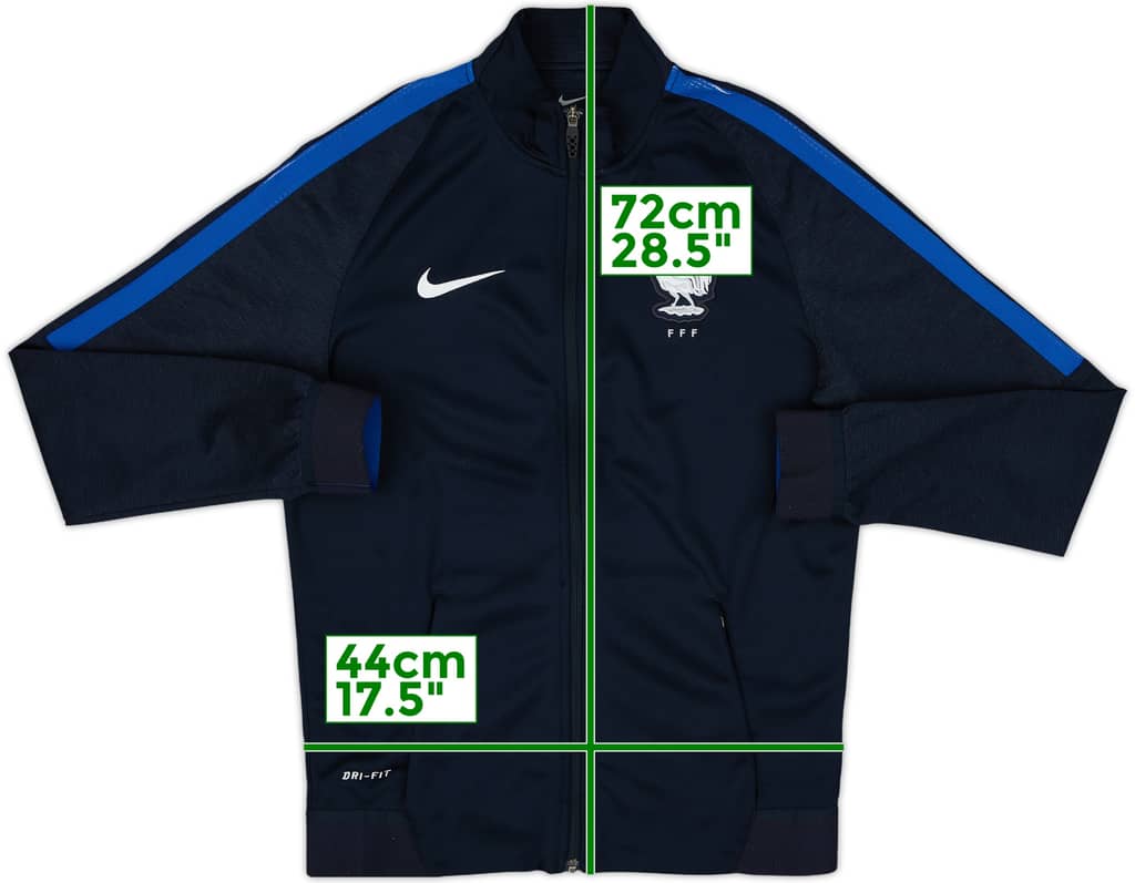2016-17 France Nike Track Jacket - 9/10 - (S)