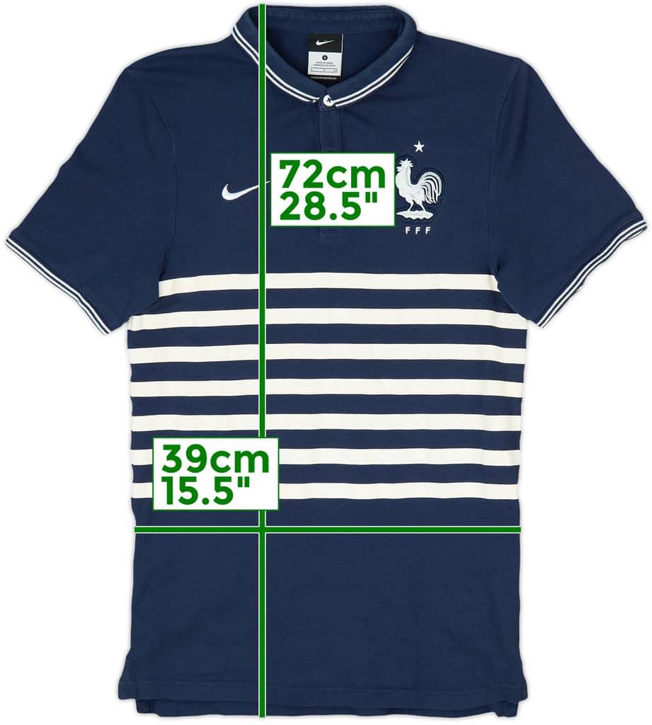 2013-14 France Nike Polo Shirt - 8/10 - (S)