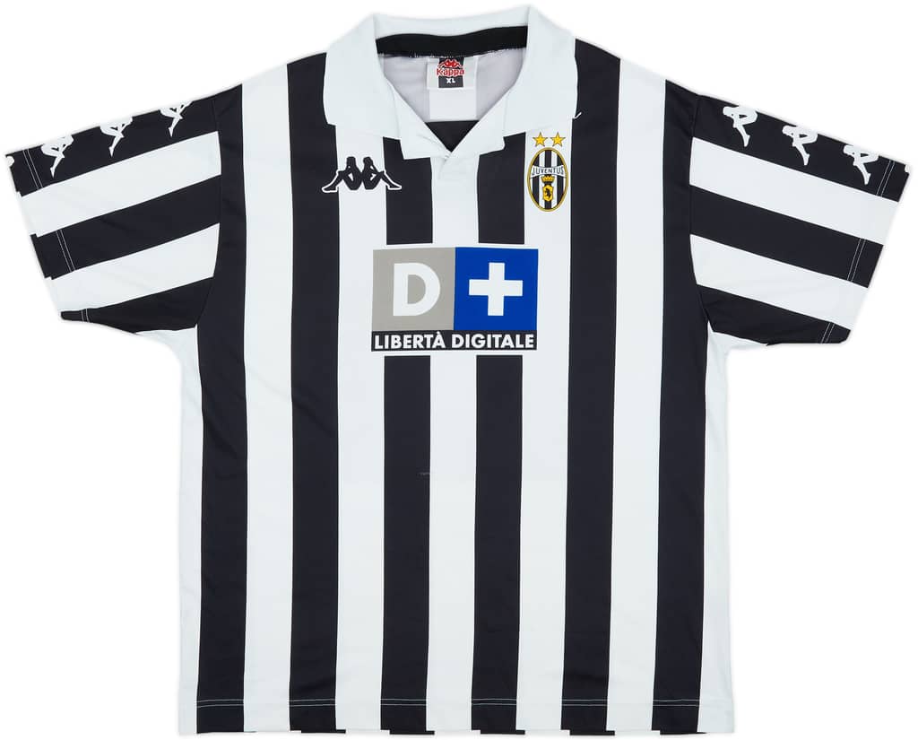 1998-99 Juventus Basic Home Shirt - 9/10 - (XL)