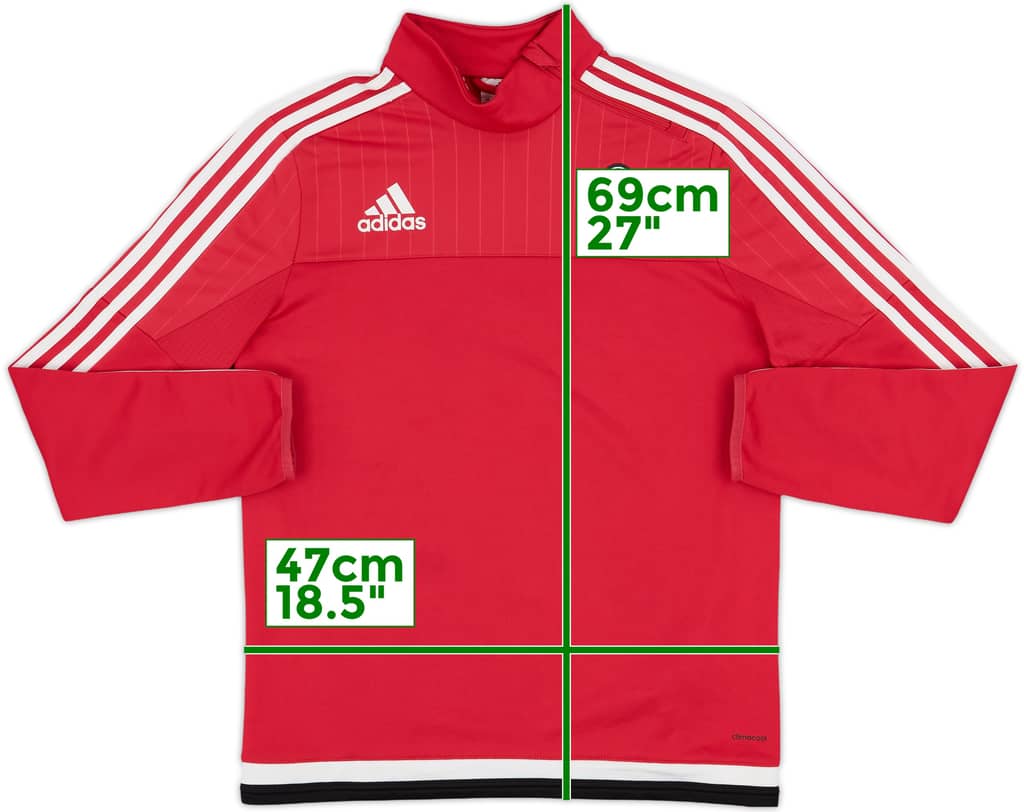2015-16 Juventus adidas Sweat Top - 9/10 - (L.Boys)