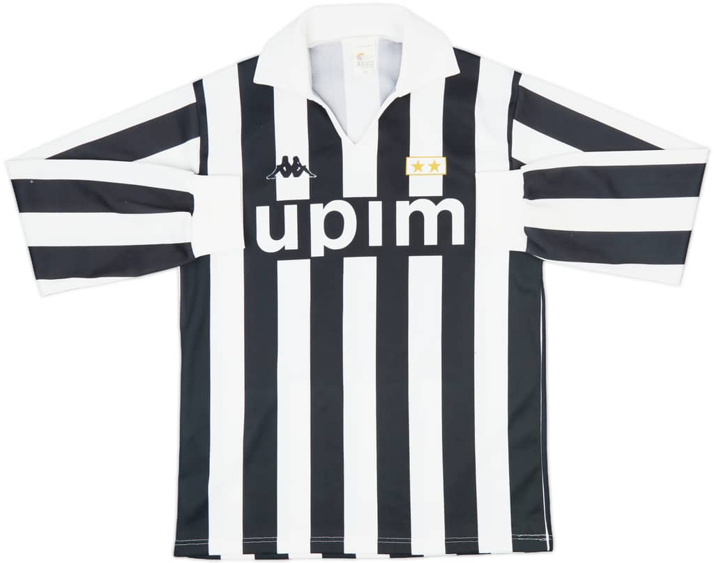 1991-92 Juventus Basic Home L/S Shirt - 6/10 - (M)