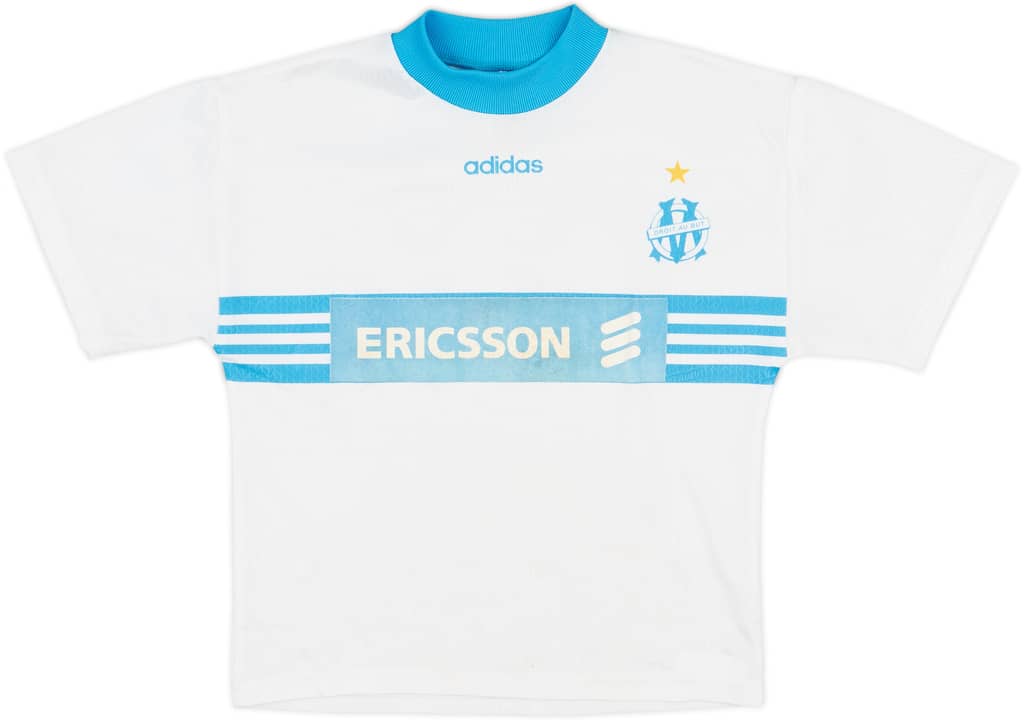 1997-98 Olympique Marseille Home Shirt - 7/10 - (S.Boys)