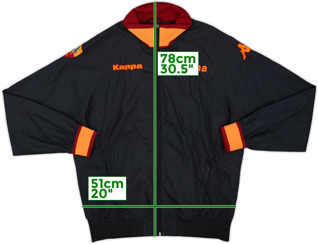 2010-11 Roma Kappa Track Jacket - 8/10 - (XL)