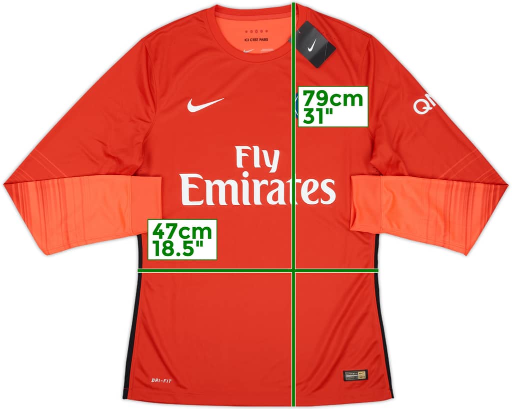 2015-16 Paris Saint-Germain Player Issue GK Shirt (L)