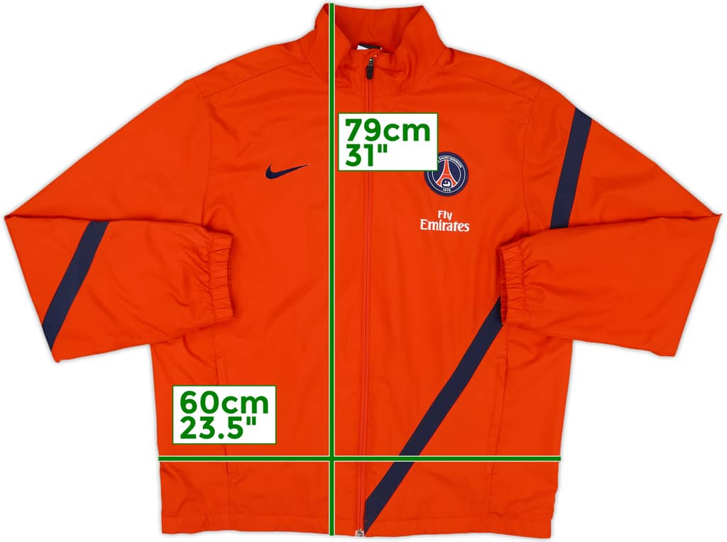 2011-12 Paris Saint-Germain Nike Track Jacket - 7/10 - (L)