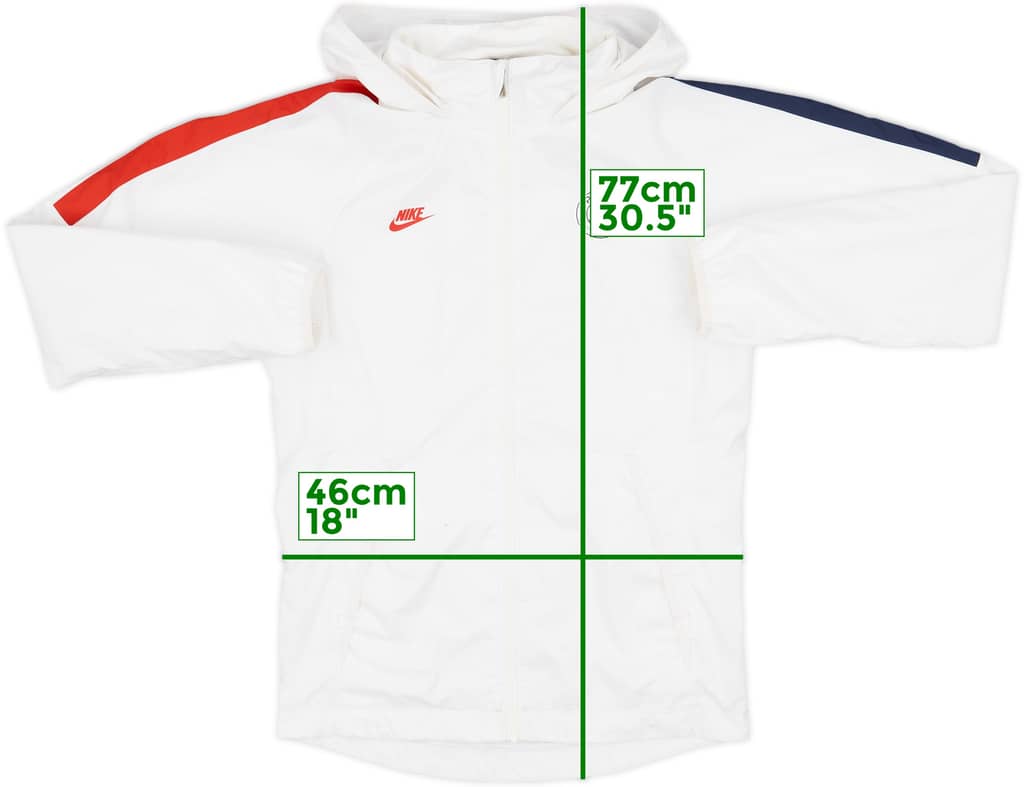 2019-20 Paris Saint-Germain Nike Hooded Track Jacket - 5/10 - (S)