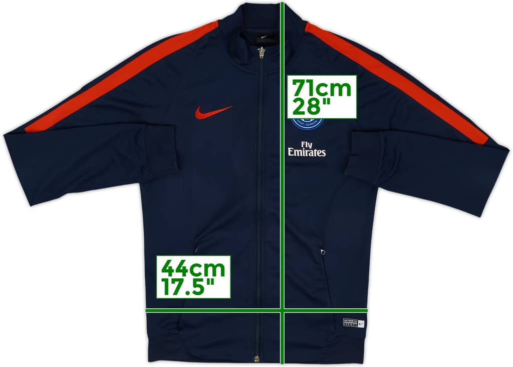 2016-17 Paris Saint-Germain Nike Track Jacket - 6/10 - (S)