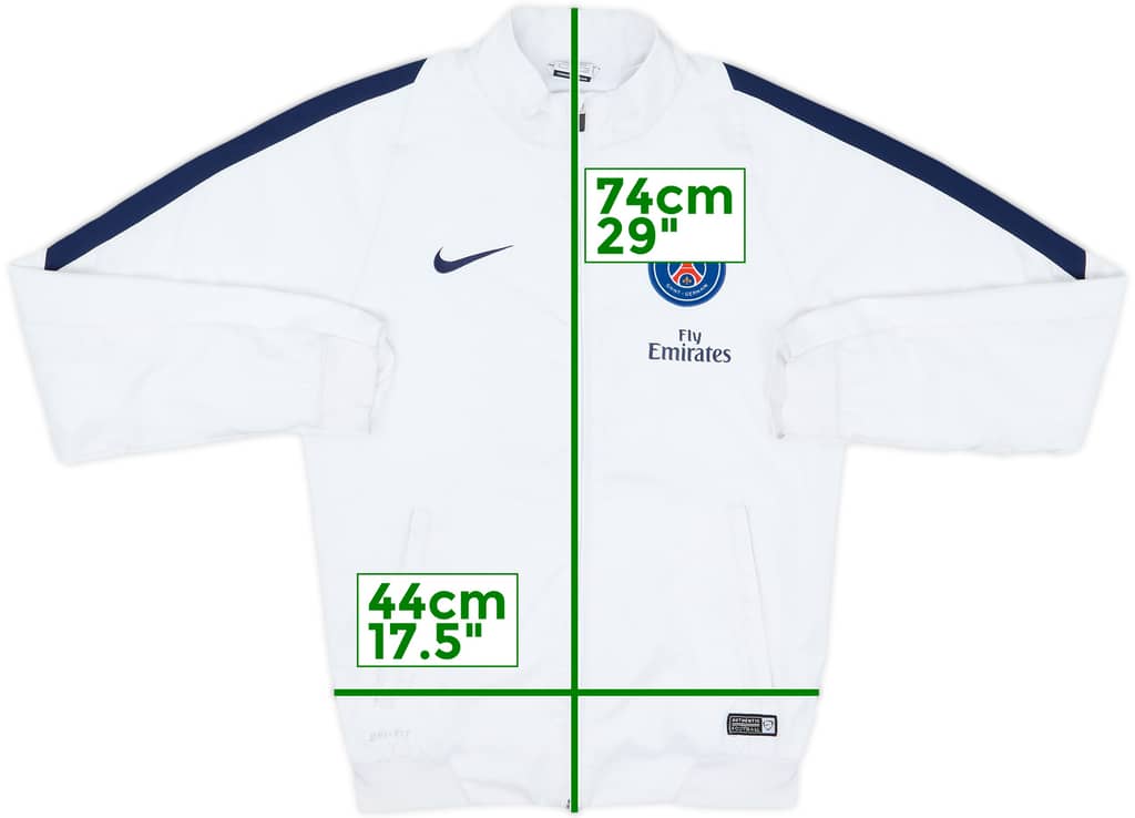 2015-16 Paris Saint-Germain Nike Track Jacket - 7/10 - (S)