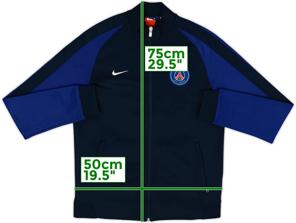 2017-18 Paris Saint-Germain Nike Track Jacket - 8/10 - (M)