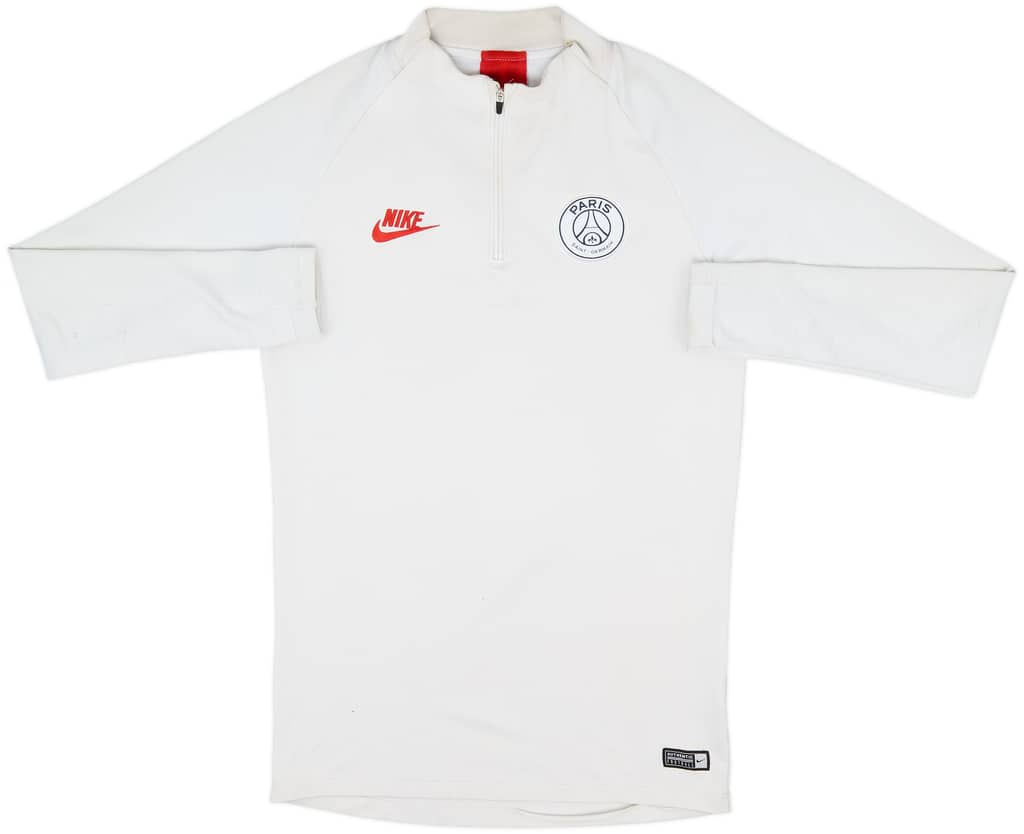 2019-20 Paris Saint-Germain Nike 1/4 Zip Drill Top - 5/10 - (S)