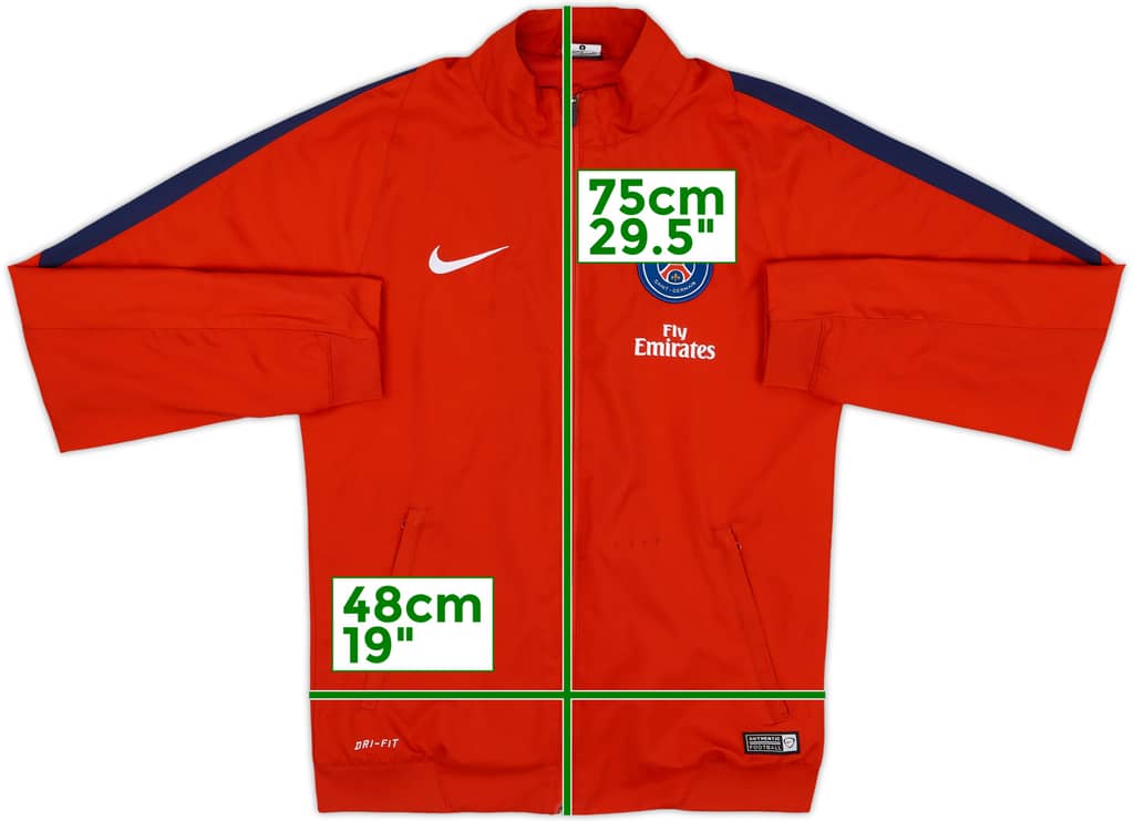 2016-17 Paris Saint-Germain Nike Track Jacket - 7/10 - (S)