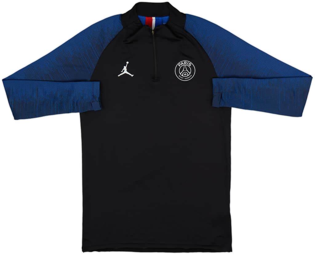 2020-21 Paris Saint-Germain Nike/Jordan 1/4 Zip Drill Top - 4/10 - (S)