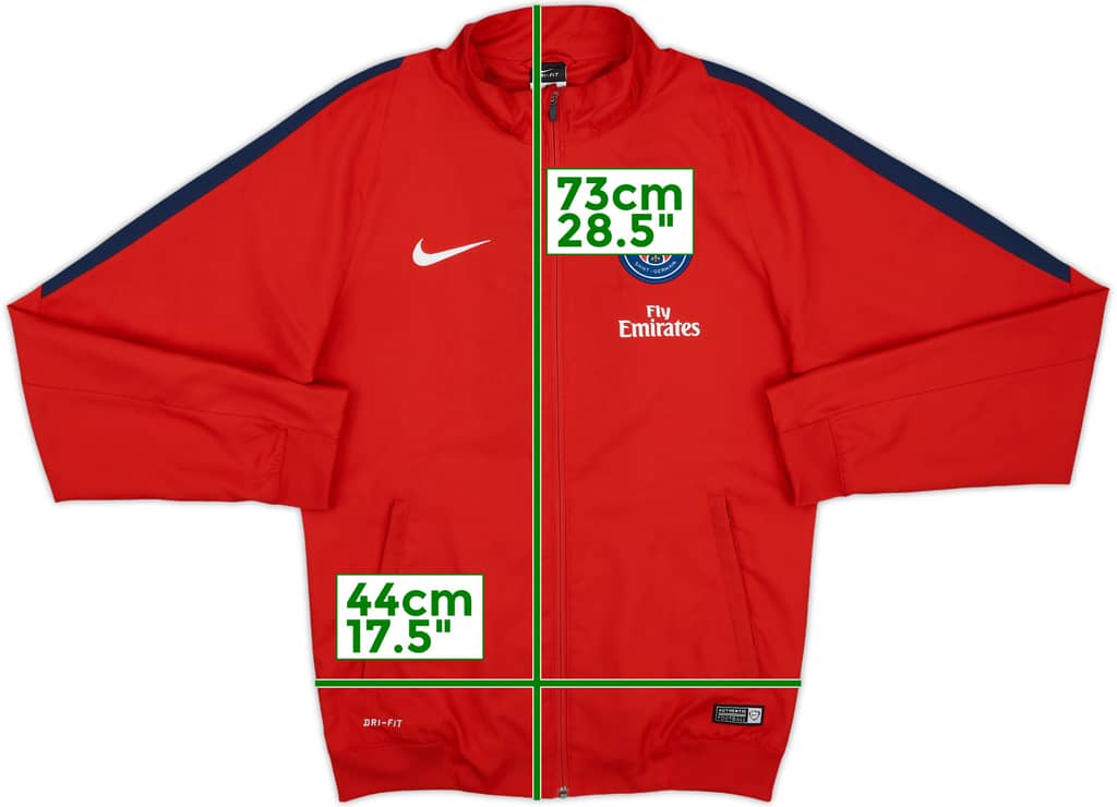 2016-17 Paris Saint-Germain Nike Track Jacket - 8/10 - (S)