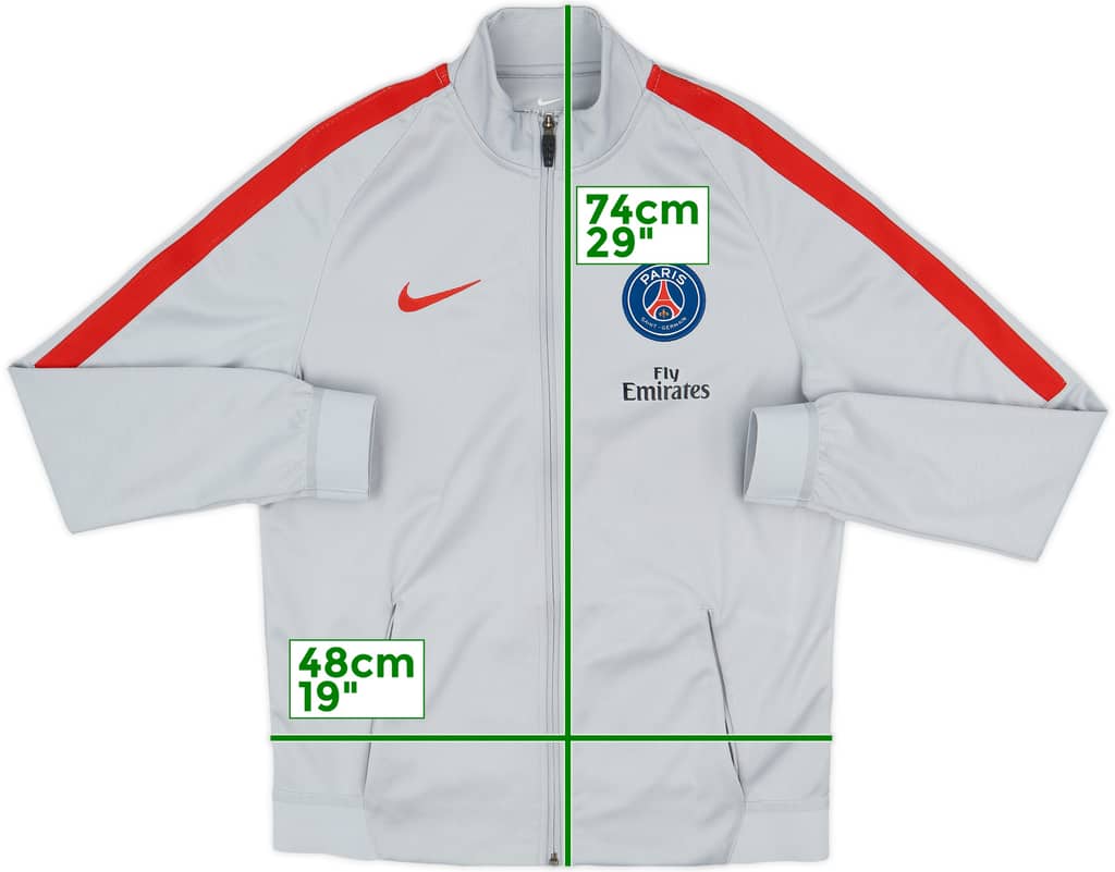 2017-18 Paris Saint-Germain Nike Track Jacket - 7/10 - (M)