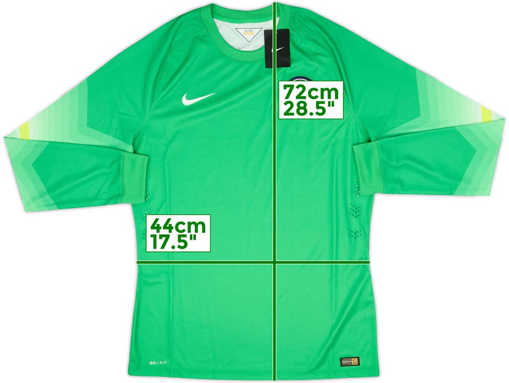 2014-15 Paris Saint-Germain Player Issue GK Shirt (XL)