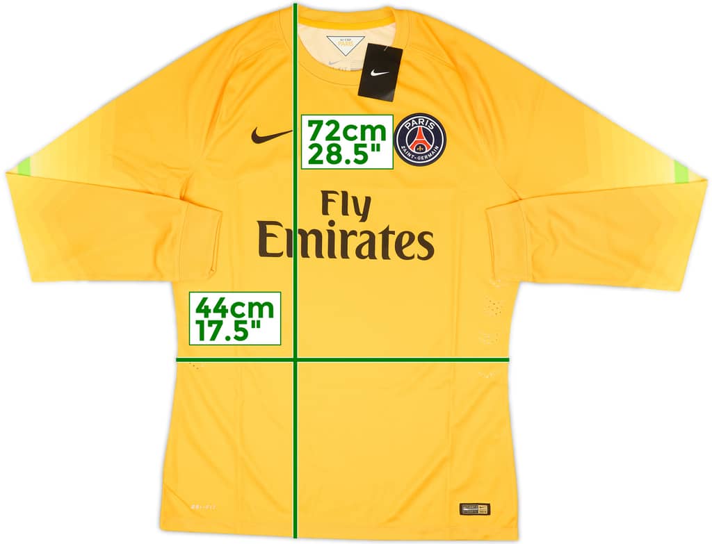 2014-15 Paris Saint-Germain Player Issue GK Shirt (XL)
