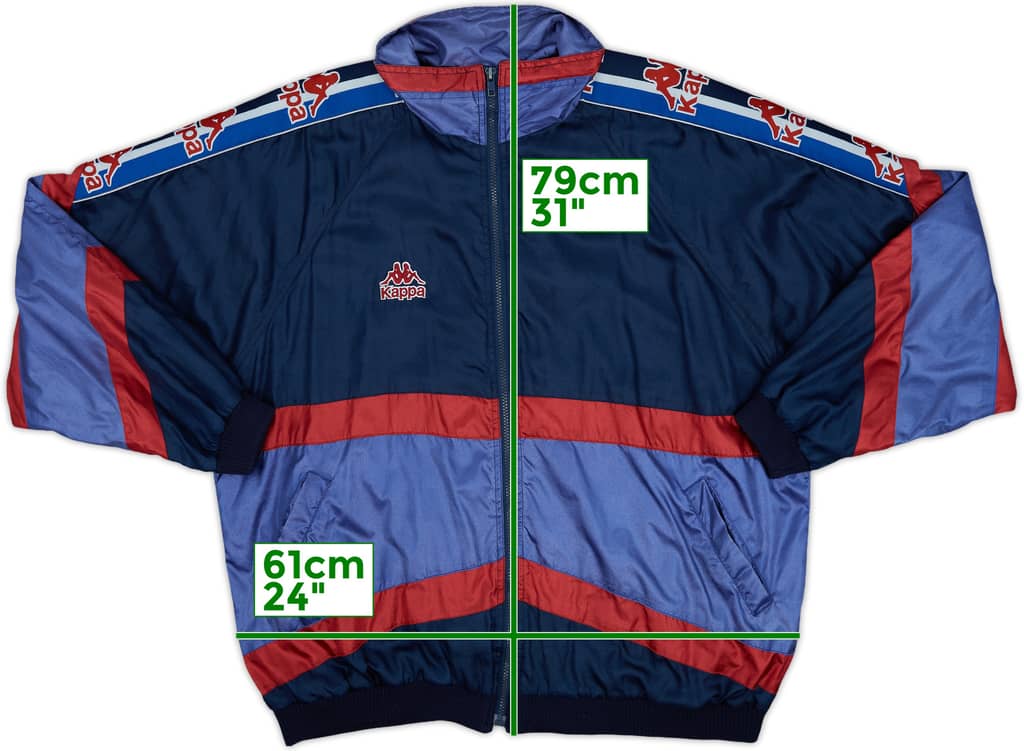 1995-97 Barcelona Kappa Track Jacket - 8/10 - (XL)