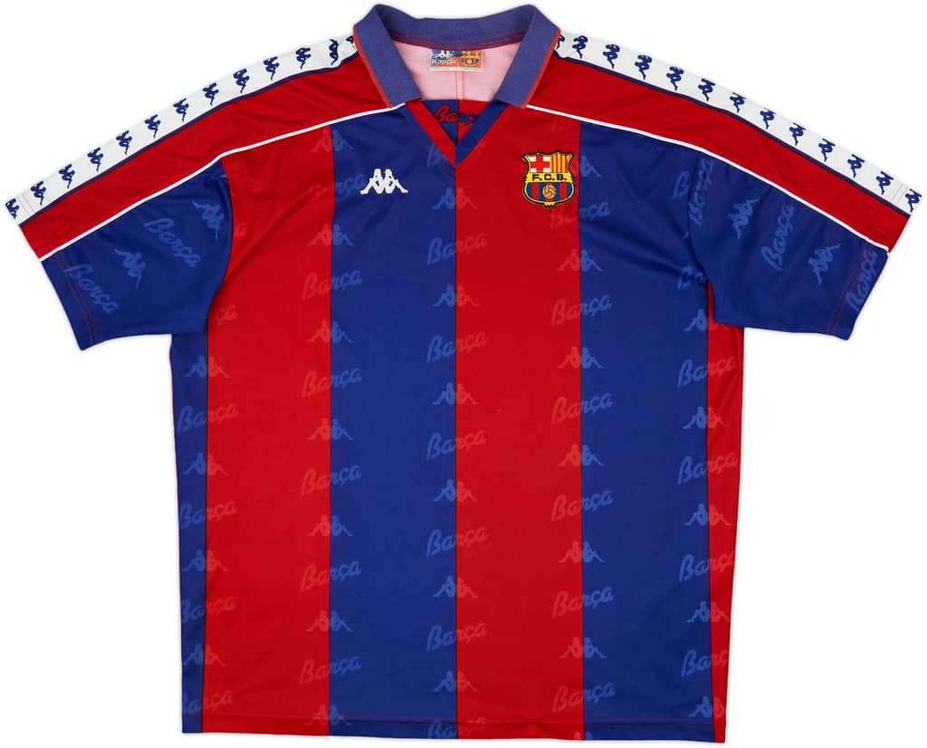 1992-95 Barcelona Home Shirt - 8/10 - (XL)