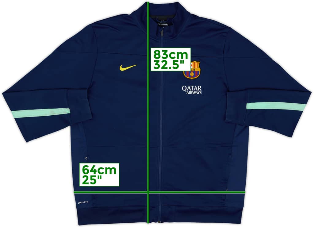 2013-14 Barcelona Nike Track Jacket - 7/10 - (XXL)