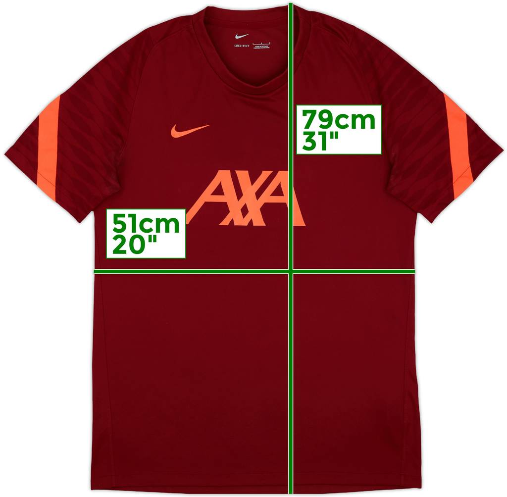 2021-22 Liverpool Nike Training Shirt - 8/10 - (L)