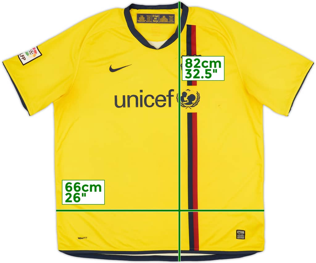 2008-10 Barcelona Away Shirt - 5/10 - (XXL)