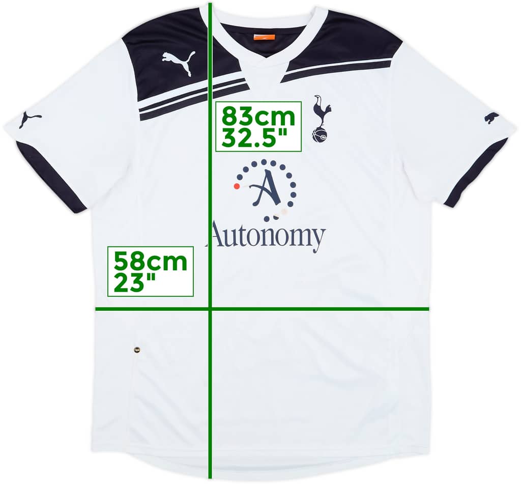2010-11 Tottenham Home Shirt - 4/10 - (L)