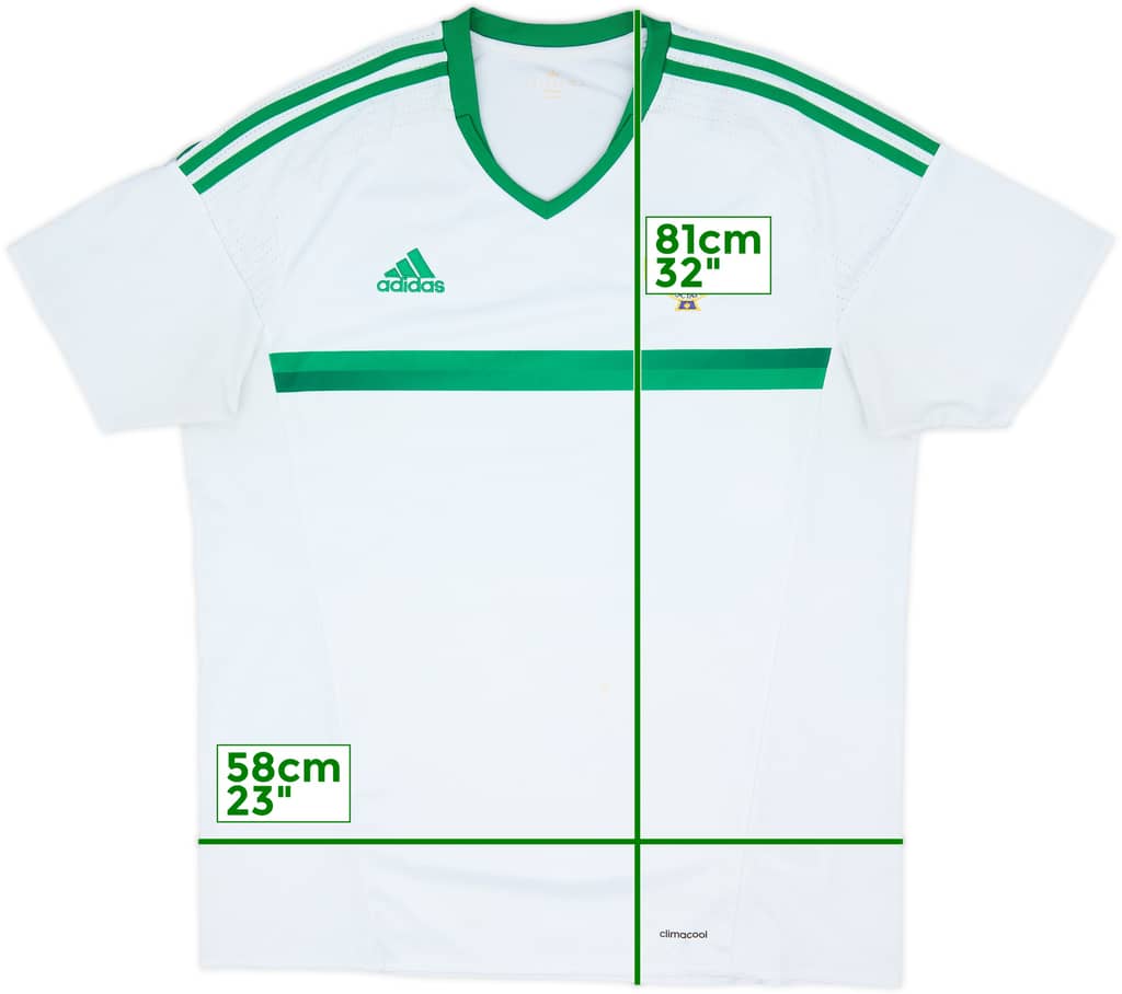 2016-17 Northern Ireland Away Shirt - 7/10 - (XL)