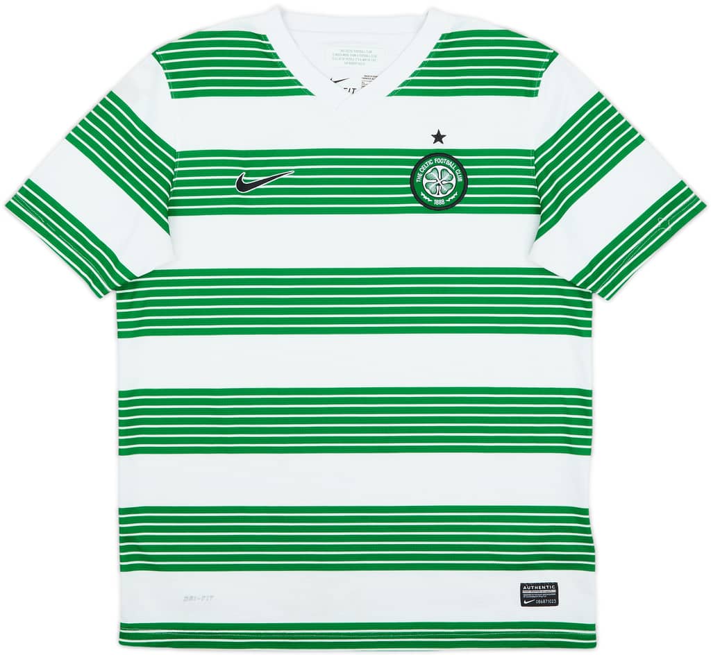 2013-15 Celtic Home Shirt - 8/10 - (XL.Boys)