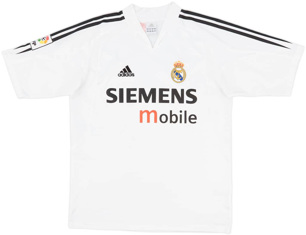 2004-05 Real Madrid Home Shirt - 6/10 - (XL.Boys)