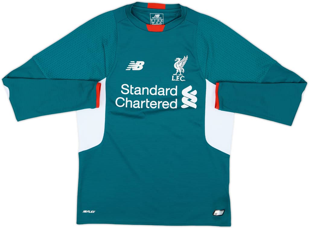 2015-16 Liverpool GK Shirt - 9/10 - (L.Boys)