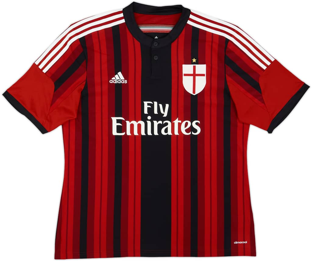 2014-15 AC Milan Home Shirt - 10/10 - (XL)