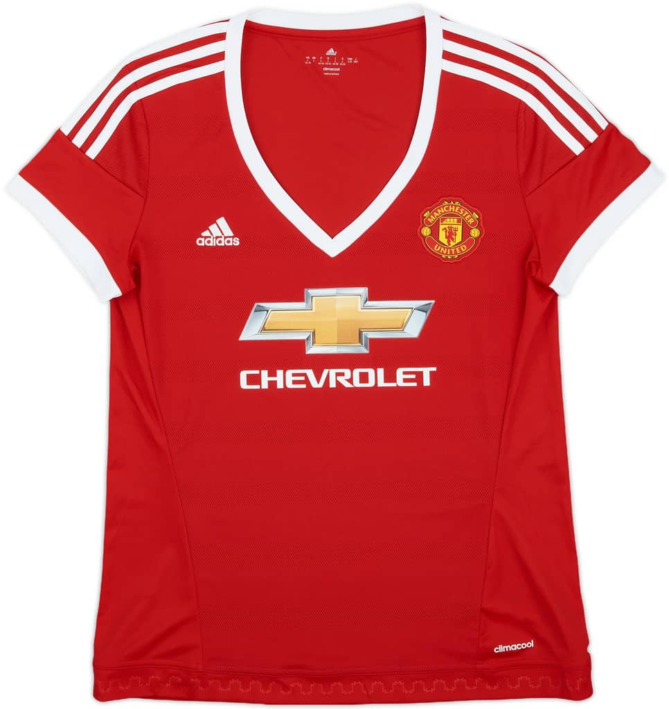 2015-16 Manchester United Home Shirt - 8/10 - (Women's L)