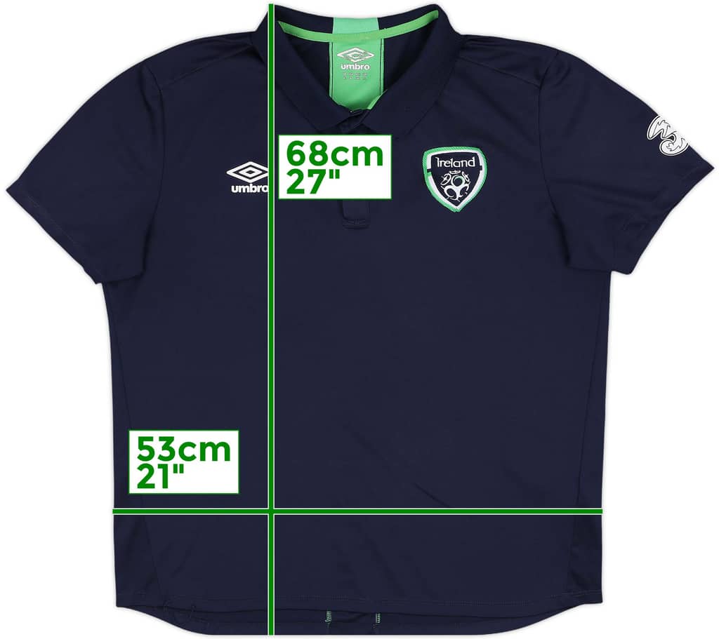 2014-15 Ireland Umbro Polo Shirt - 9/10 - (XL)