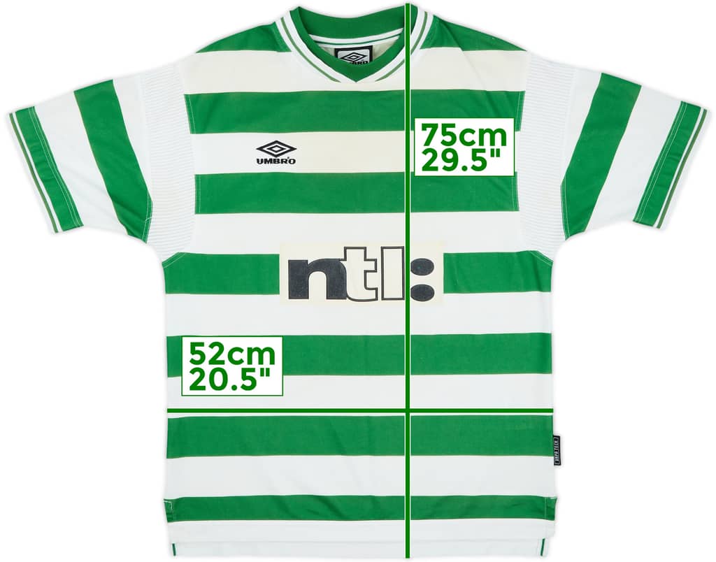 1999-01 Celtic Home Shirt - 5/10 - (M)