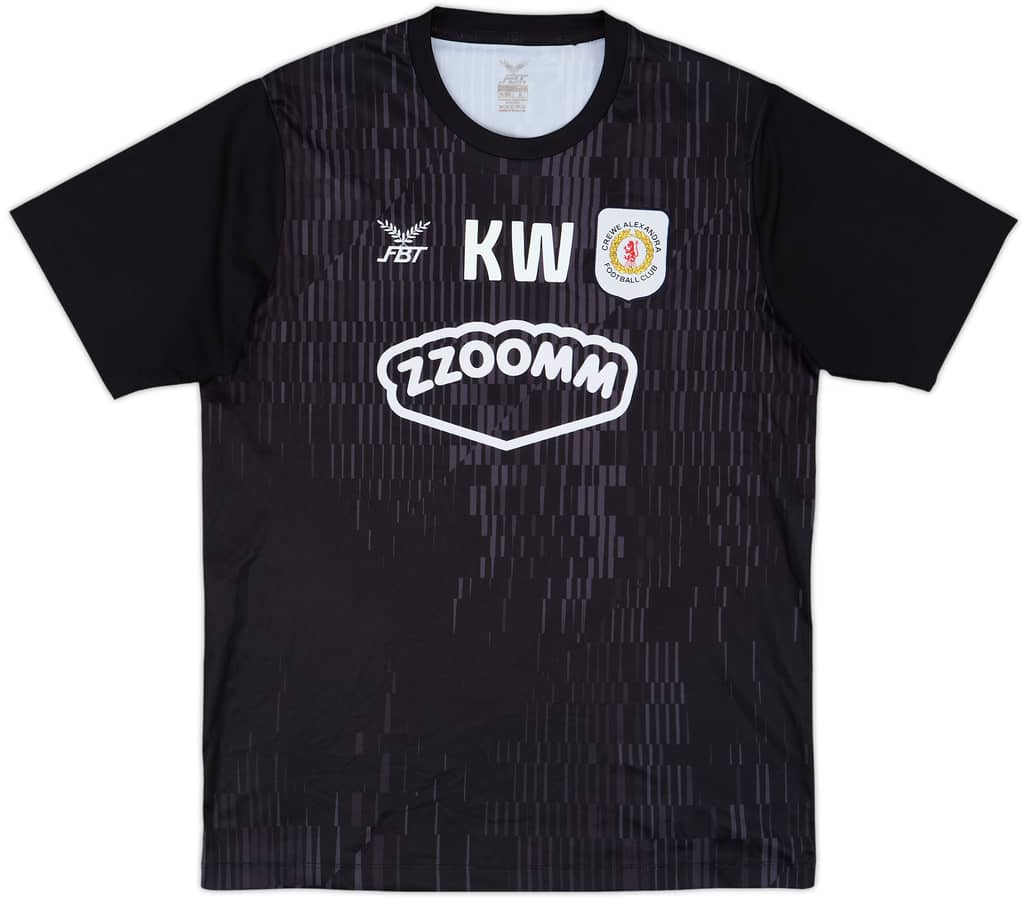 2023-24 Crewe Alexandra FBT Staff Issue Training Shirt KW - 9/10 - (M)
