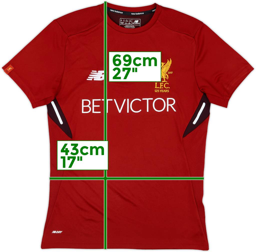 2017-18 Liverpool New Balance Training Shirt - 8/10 - (S)