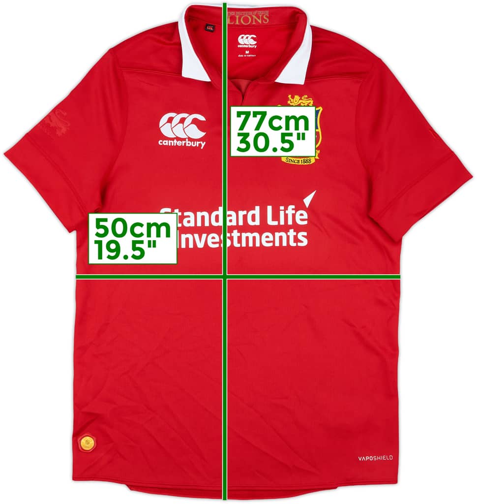 2017 British & Irish Lions Rugby Home Shirt - 9/10 - (M)