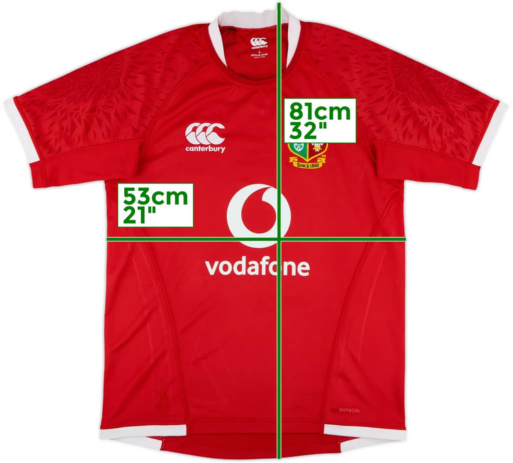 2021 British & Irish Lions Rugby Home Shirt - 8/10 - (L)