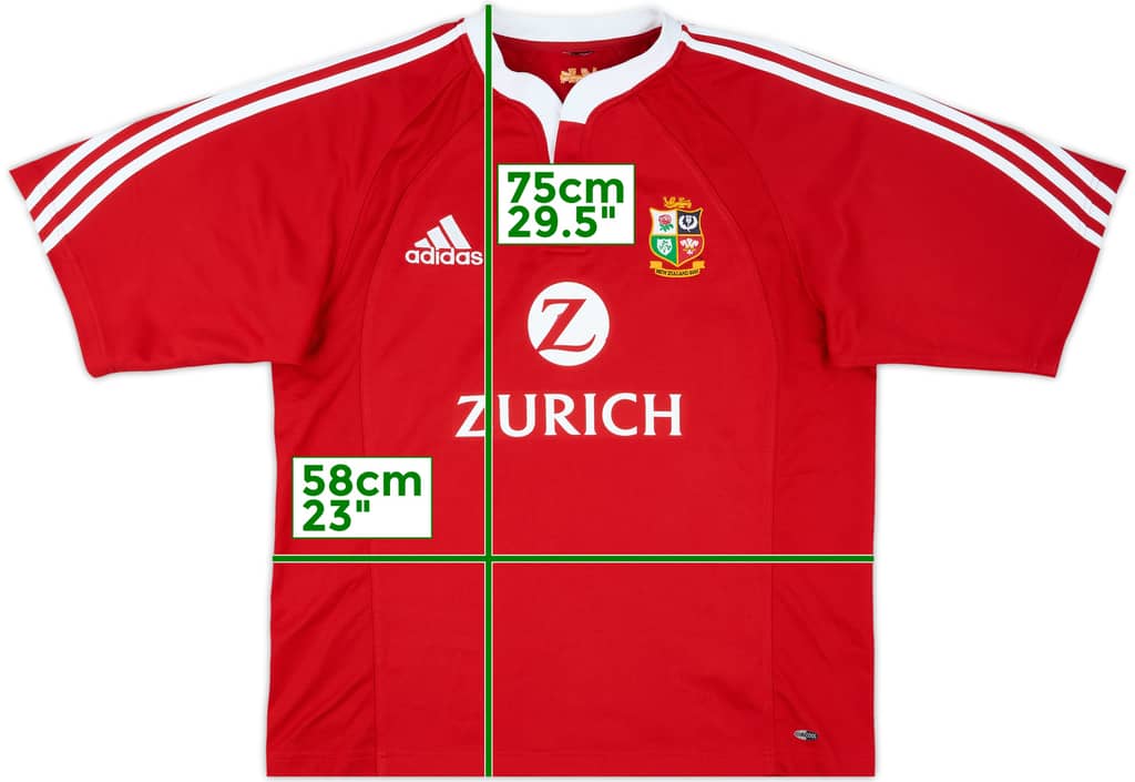 2005 British & Irish Lions Rugby Home Shirt - 8/10 - (L)