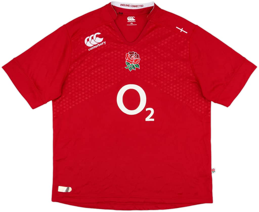 2014-15 England Rugby Away Shirt - 9/10 - (XXL)