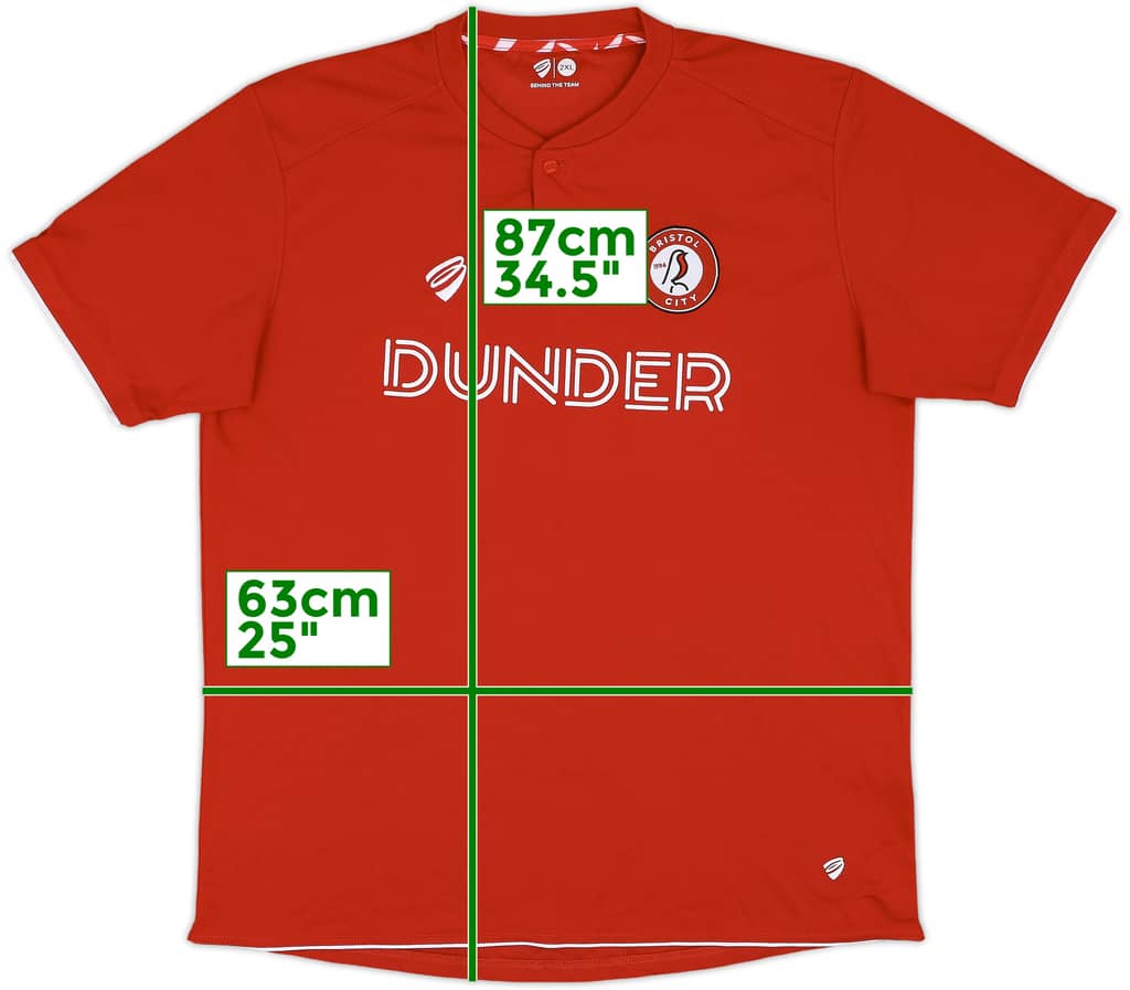 2019-20 Bristol City Home Shirt - 7/10 - (XXL)