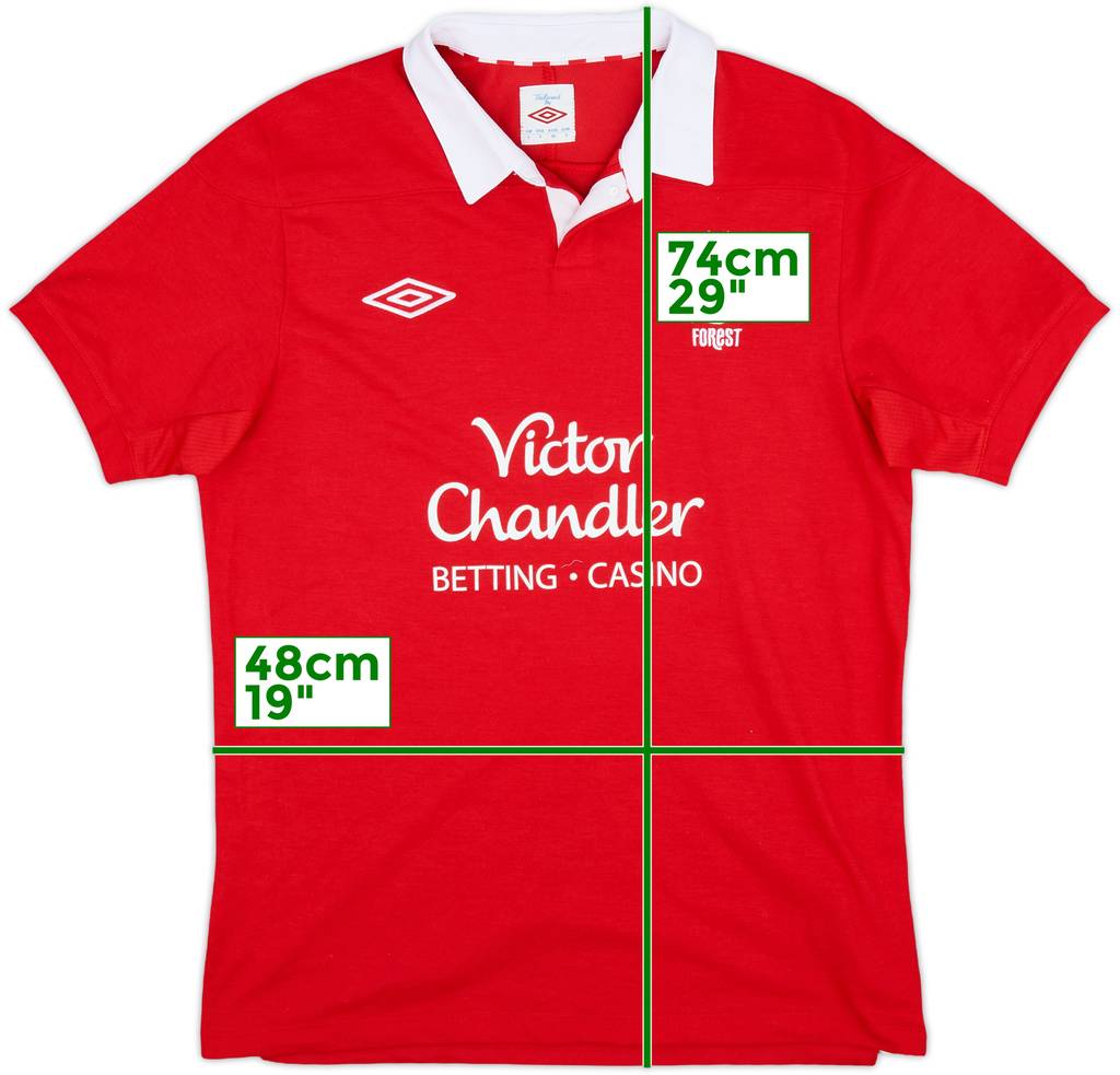 2011-12 Nottingham Forest Home Shirt - 10/10 - (S)