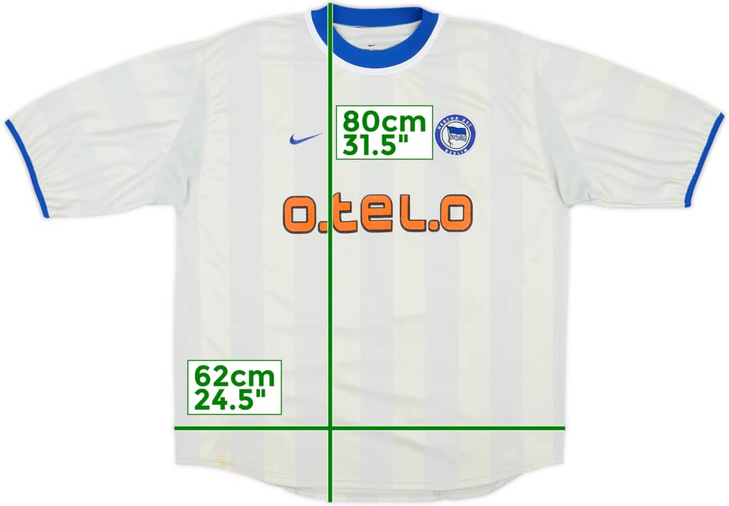 2000-01 Hertha Berlin Away Shirt - 7/10 - (XL)