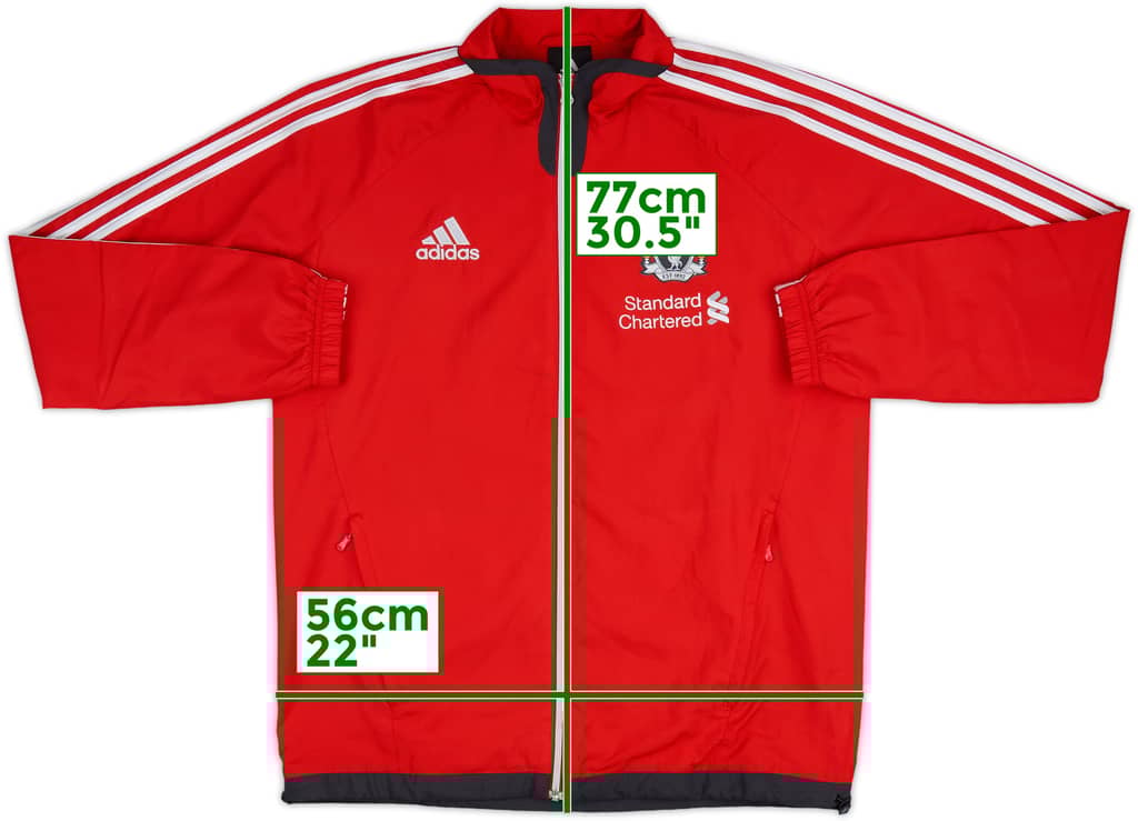 2011-12 Liverpool adidas Track Jacket - 8/10 - (S)