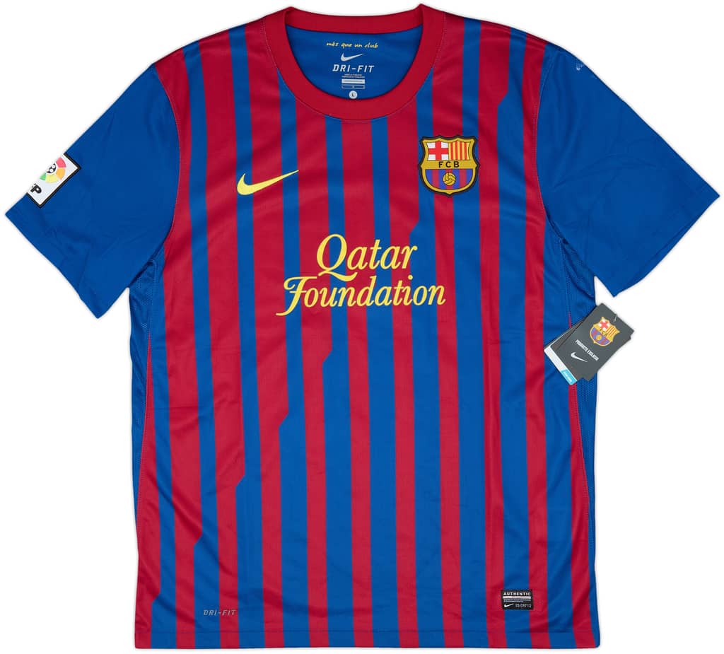 2011-12 Barcelona Home Shirt Fabregas #4 (L)