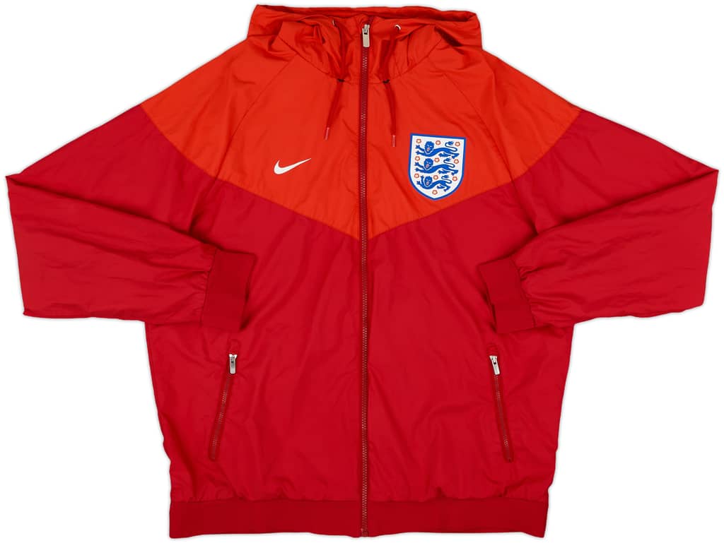 2017-18 England Nike Hooded Track Jacket - 8/10 - (L)